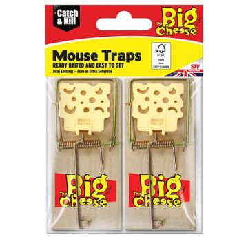 The Big Cheese TVS100 Baited RTU Mouse Trap
