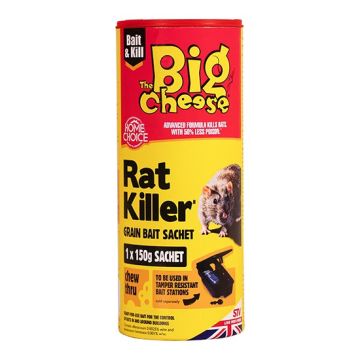 The Big Cheese STV224 150g Sachet Rat Killer For Bait Station
