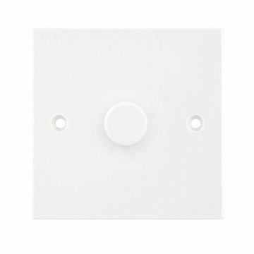 LGA Selectric Smooth White Dimmer Switch