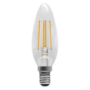Bell 60706 3.3W Warm White LED SES Filament Candle Lamp