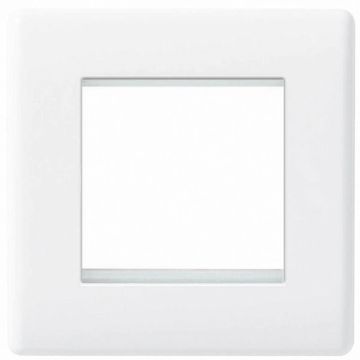 BG White Moulded Square Front Plate