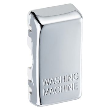 BG Switch Cover - Washing Machine - Polished Chrome