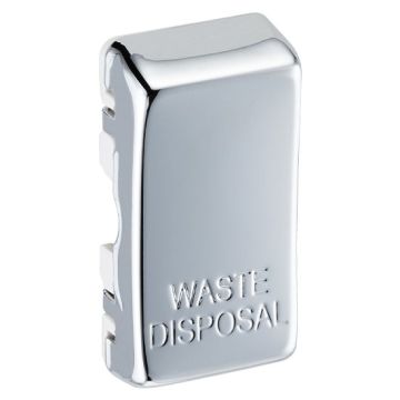 BG Switch Cover - Waste Disposal - Polished Chrome