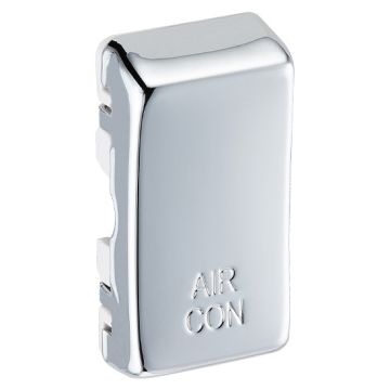 BG Switch Cover - Air Con - Polished Chrome