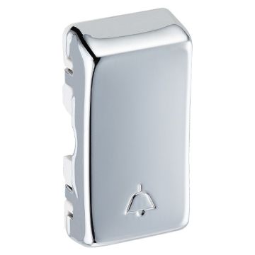 BG Switch Cover - Bell Symbol - Polished Chrome