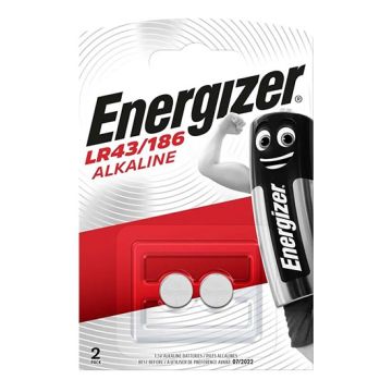Energizer Coin Battery S3282 (LR43) - Pack of 2