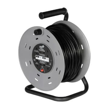 SMJ Electrical CTH5013 4-Gang 13 Amp 50 Metre Cable Reel