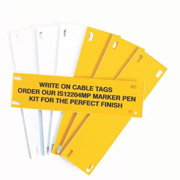 iSigns - Write On Cable Tag IS15550CT (50 Pack) - 75 x 20mm