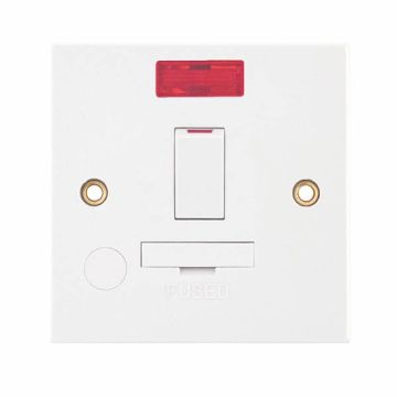 LGA LG9218N/F 13A DP Switched Spur cw Neon & Flex Outlet