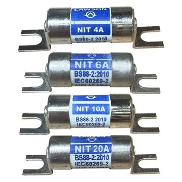 Lawson A1 44.5mm BS88 Offset Tag Industrial Fuse