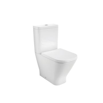 Roca The Gap Close-Coupled Rimless Moulded Back-to-Wall WC Pan