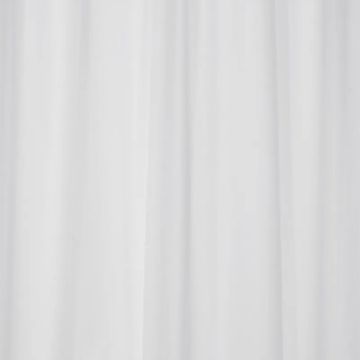 Croydex 1800mm Wide White Contract Shower Curtain