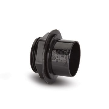 Polypipe WS35B Solvent Tank Connector Black - 32mm