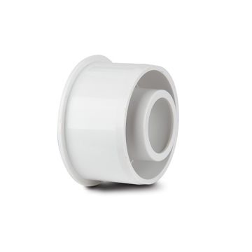 Polypipe 21.5mm Solvent White Reducer From 40mm Pipe S416