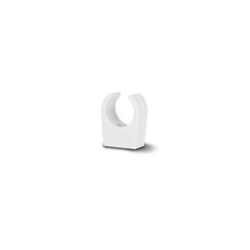 Polypipe 21.5mm Solvent White Pipe Clip VP53