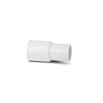 Polypipe VS60 White Solvent Adaptor - 23 x 21.5mm