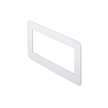 Domus Rectangular Wall Plate 110mm x 54mm (Pre-Packed) - 40115