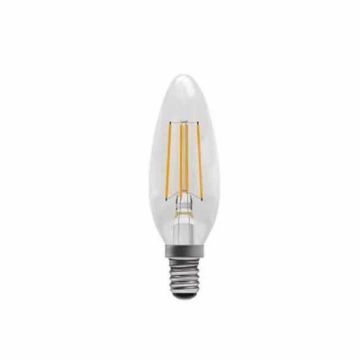 Bell 60714 3.5W LED Cool White Filament SES Candle Lamp