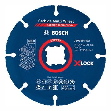 Bosch Expert Carbide Multi Wheel X-Lock 125mm Cutting Disc 