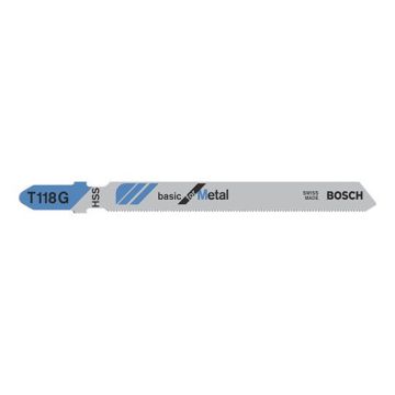 Bosch T 118 G Jigsaw Blades (5 per Pack)