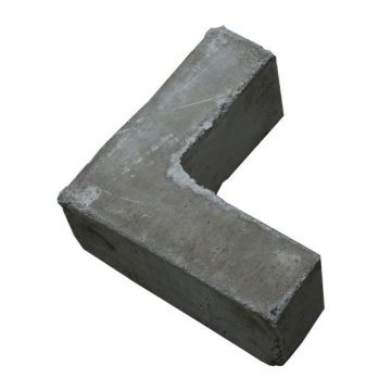 Concrete L Shaped Padstone - 330 x 330 x 150 x 100mm