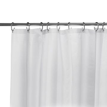Croydex Shower Curtain- White GP85106 1800 x 2100