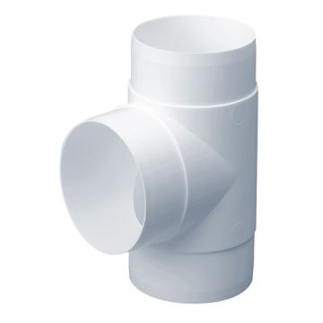 Domus Equal Tee Piece 100mm (Pre-Packed) - 40492