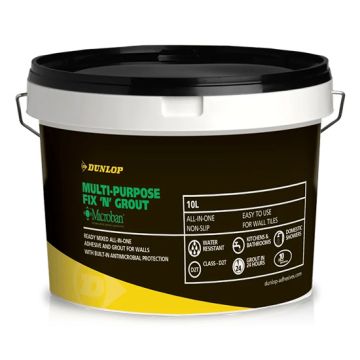 Dunlop White Multi Purpose Fix n Grout Tile Adhesive & Grout