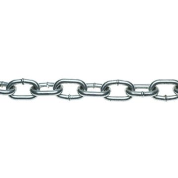 Eliza Tinsley 3442-179 5.0 x 21mm Short Link Chain Zinc Plated - Per Metre