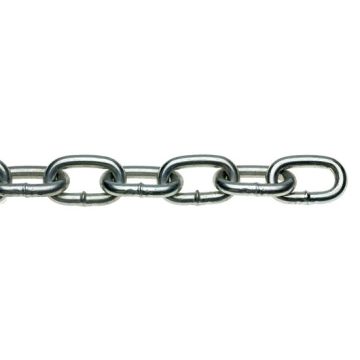 Eliza Tinsley 3868-084 8.5mm Proof Coil Chain Zinc Plated - Per Metre