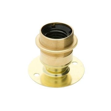 A45 ES Brass Lampholder Batten Type Shade Ring