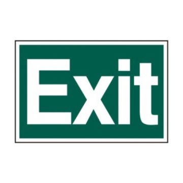 Exit PVC Sign - 300 x 200mm