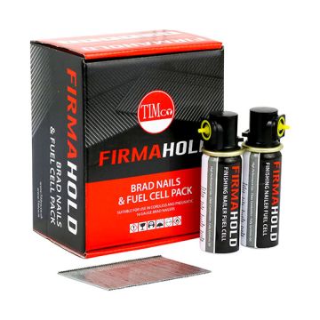 FirmaHold Straight Brad Nails Box of 2000 + 2 Fuel Cells