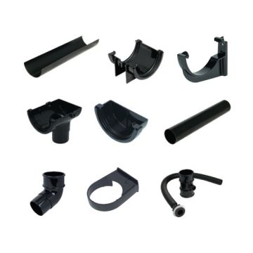 FloPlast Black MiniFlo Half Shed Pack - 76/50mm