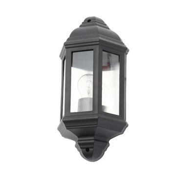 Forum Athena Wall Lantern Black - E27 LAMP - CZ-31748-BLK