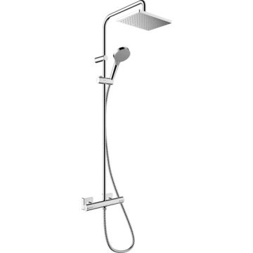 Hansgrohe Vernis Showerpipe 230 1 Jet with Thermostat - Chrome