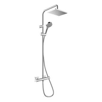 Hansgrohe 230 Vernis Shape 1 Jet Showerpipe EcoSmart with Thermostat