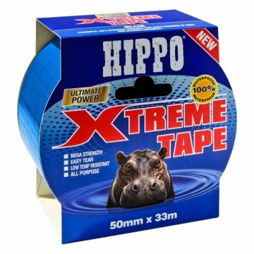 Hippo H18017 Xtreme Blue Tape - 33 Metres x 50mm