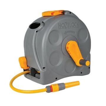 Hozelock 2-in-1 Assembled Hose Reel with 25 Metre Hose