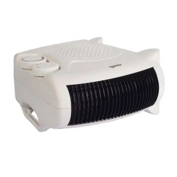 Igenix IG9010 2KW White Thermostat Portable Fan Dual Position Heater