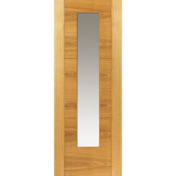 JB Kind Mistral Oak Glazed Pre-Finished Internal Door
