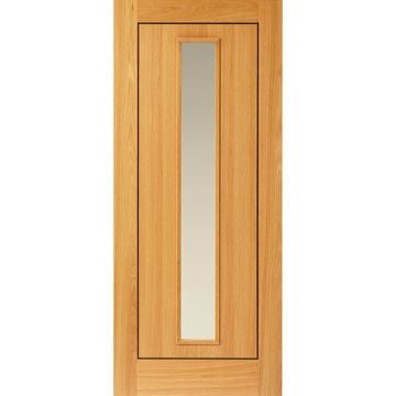 JB Kind Spencer Oak Glazed Pre-Finished Internal Door