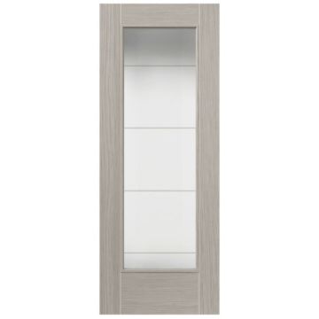 JB Kind Tigris Light Grey Fully Glazed Internal Door