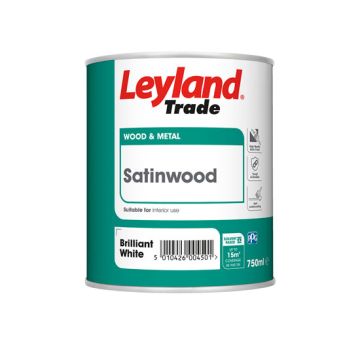 Leyland Brilliant White Satinwood Paint