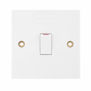 Selectric LG220 20A Double Pole Switch White