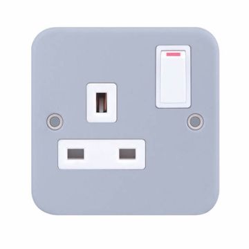 LGA Selectric Surface Metal Clad 1G Switched Socket