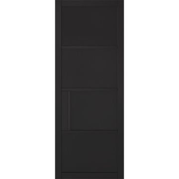 LPD Chelsea 4 Panel Black Primed Internal Door