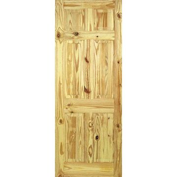 LPD Knotty Pine 6 Panel Internal Door