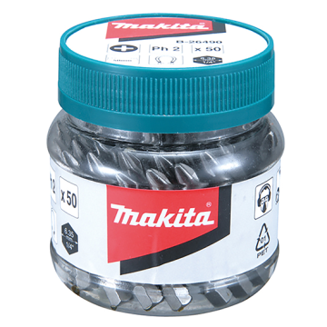 Makita B-26490 PH2 x 50mm Screwdriver Bit - Jar of 50