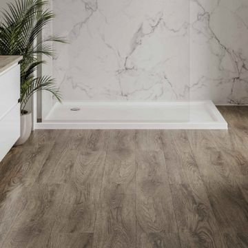 Multipanel Click Floating Vinyl Floor (Various Sized Lengths and Widths) - Bathroom Lifestyle